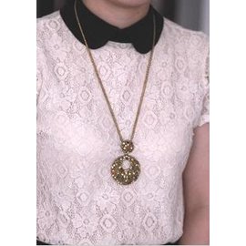 【毛衣鏈】歐美復古禮物女掛件 長項鍊多層配件 韓版衣服配飾裝飾項鍊毛衣鏈-7001010