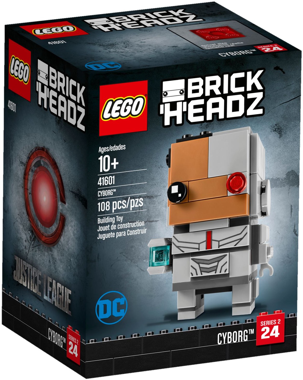 ☆勳寶玩具舖【LEGO 樂高】Brick Headz 41601 鋼骨 Cyborg