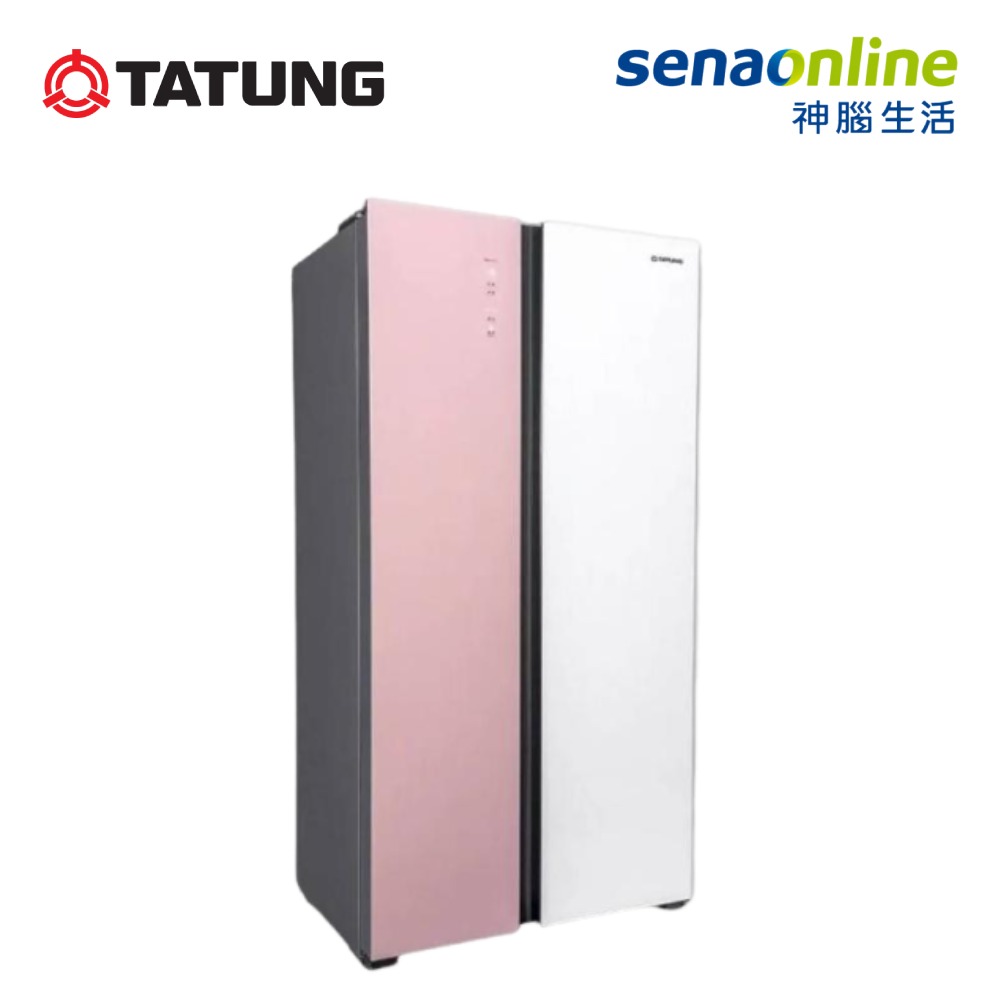 【APP下單4%回饋★領券再折】[贈基本安裝]TATUNG大同 547L 變頻一級雙門對開冰箱 粉 TR-S1547VGHT