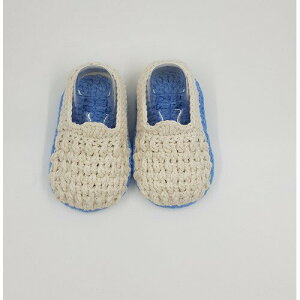 手工毛線編織3-6個月寶寶豆豆鞋 (鞋底約11公分)《亞克羊毛氈編織手作》