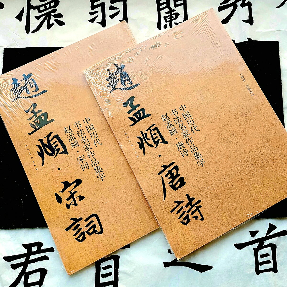 趙孟頫•唐詩》+《趙孟頫•宋詞》一套2冊不分售超優質集字帖收錄最膾炙人口的唐詩宋詞寫作品最佳案頭寶典！ | 文青雜貨店直營店|