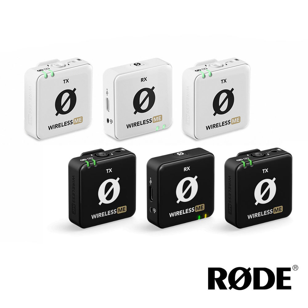 【RODE】Wireless Me Dual 一對二無線麥克風 黑/白色 公司貨