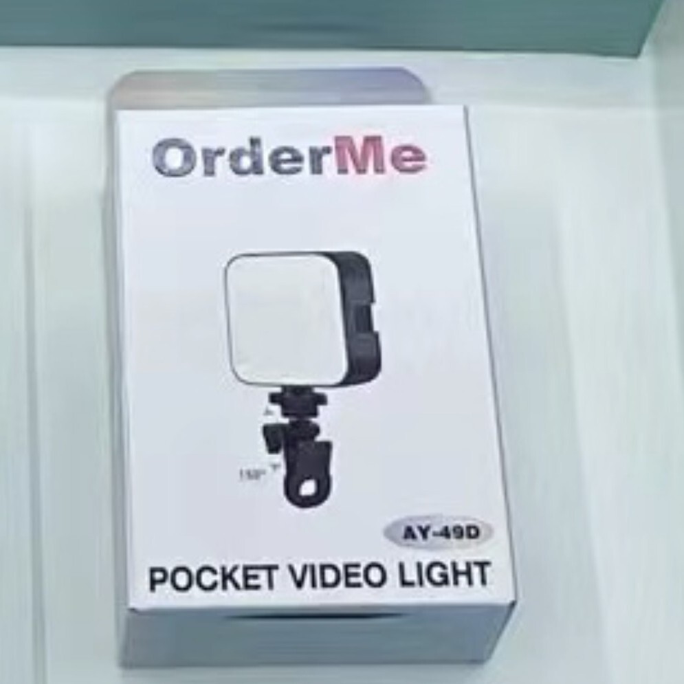新品推薦 手機補光燈迷你便攜式充電款口袋燈led方形小型戶外包郵【Snowbelle優選 】
