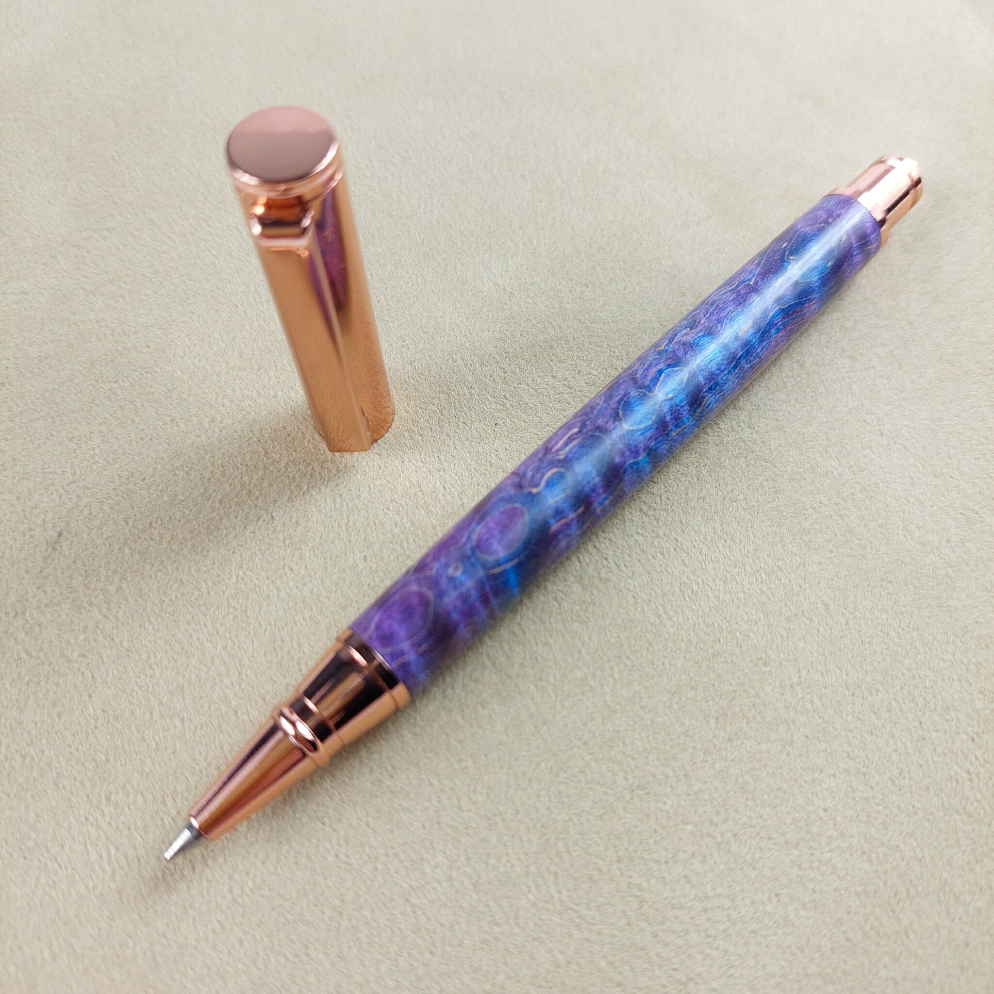 穩定木拔蓋鋼珠筆 #KOBE手工筆 #手工筆 #手工鋼珠筆