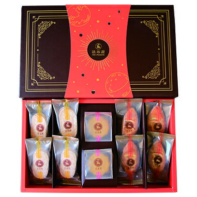 法布甜 法月精裝禮盒 中秋禮盒法式鳳梨酥 限量(10盒送1盒組)免運