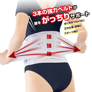 【領券滿額折100】 日本原裝進口ALPHAX醫生系列3重固定透氣護腰