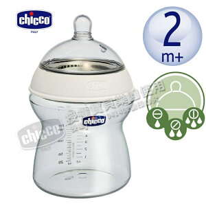 Chicco天然母感2倍防脹PP奶瓶一字孔(流量控制)250ml