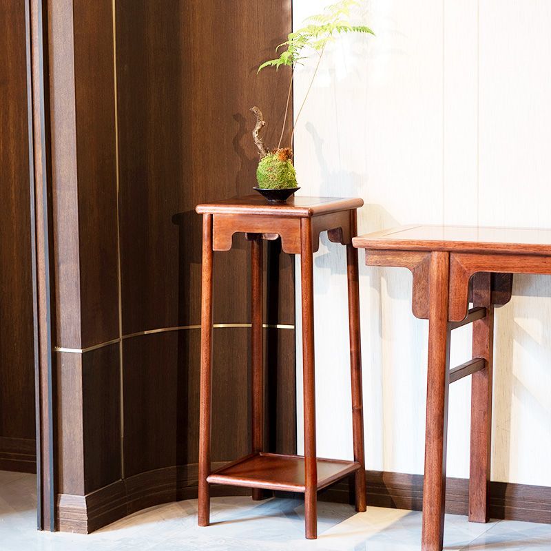 公司貨 免運 超低價 實木花架客廳落地式花幾現代定製新中式架子多層仿古