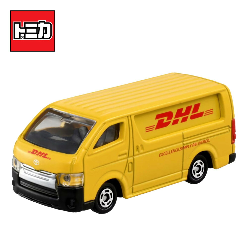 【日本正版】TOMICA NO.102 DHL 貨車 玩具車 多美小汽車 - 223993