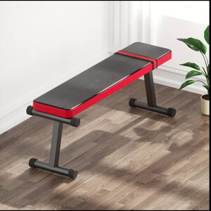 家用啞鈴凳平凳臥推可折疊仰臥起坐板健身椅簡易飛鳥健身器材
