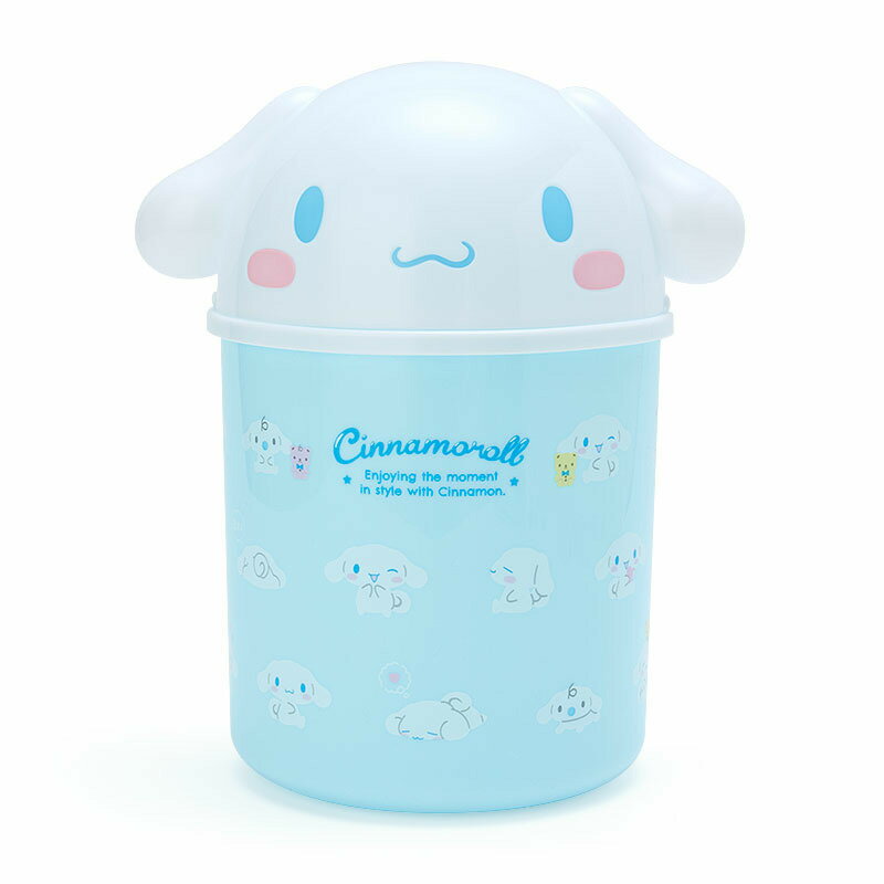 asdfkitty*大耳狗 掀蓋式 垃圾桶-日本正版商品