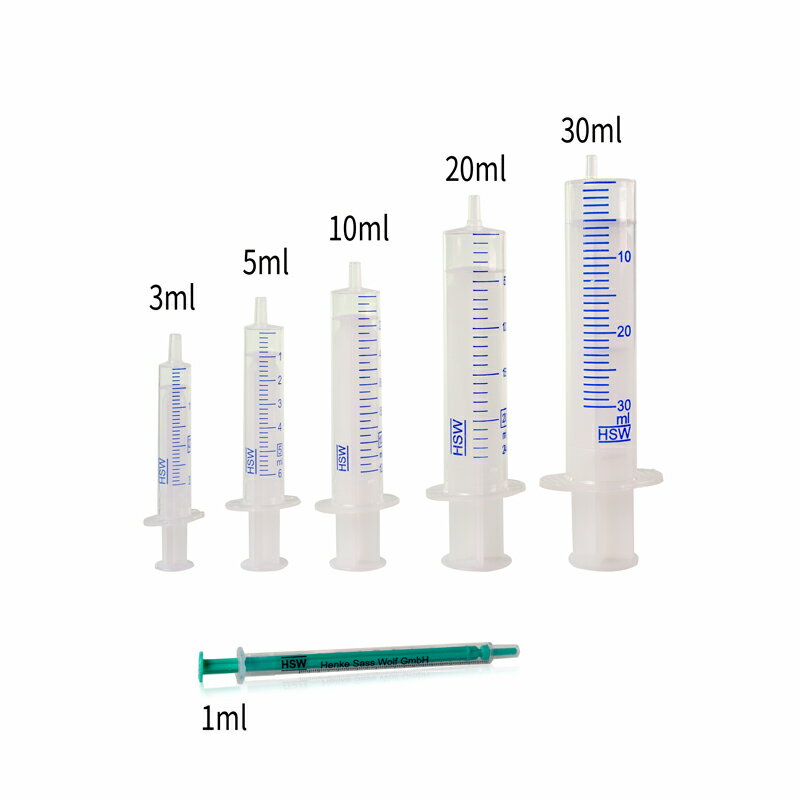 《HSW》塑膠注射器 Plastic Luer-Slip Syringes