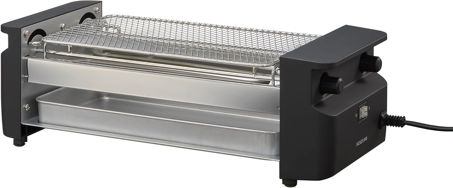 日本 KOIZUMI 小泉成器 KRY-0800 多功能 燒烤機 烤盤 烤肉機 附烤網烤盤 串燒 燒肉 日本代購