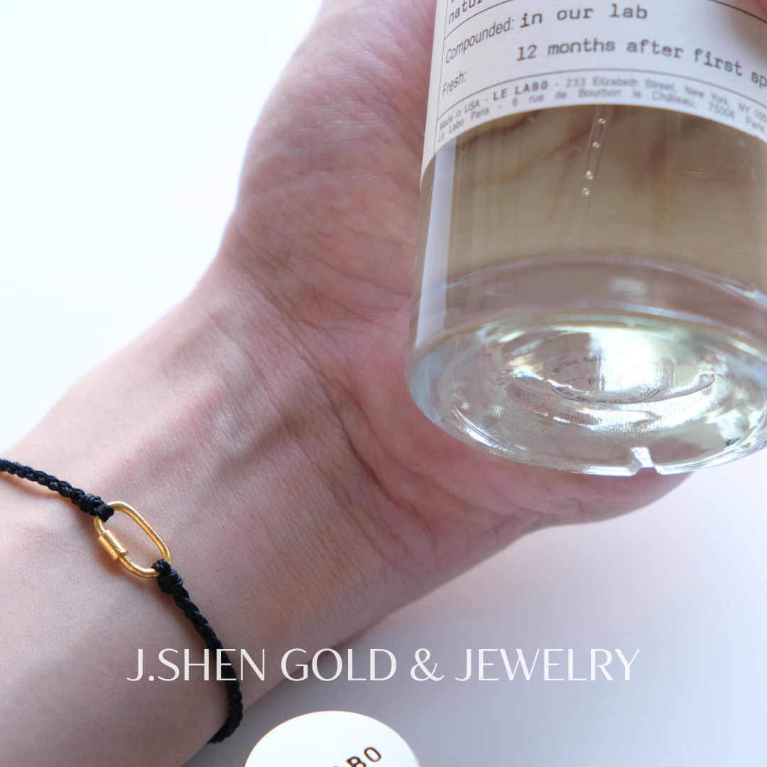 守護黃金鎖蠟繩手鍊 黃金手鍊 女生手鍊 男生手鍊 女生黃金手鍊 男生黃金手鍊 蠟繩手鍊 手鍊 幸運手鍊 黃金鎖頭 禮物 3