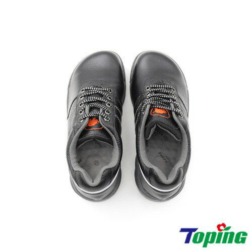 Toping 專業安全鞋｜皮革製寬楦耐磨安全鞋/P099黑/高彈力PU鞋墊-工作鞋/台灣製 2