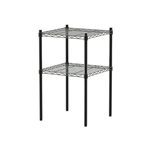 層架/儲藏架/鞋架 輕型 45x45x75cm二層烤黑波浪架 dayneeds 1