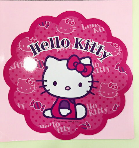 【震撼精品百貨】Hello Kitty 凱蒂貓 凱蒂貓 HELLO KITTY 車用大磁鐵-花 震撼日式精品百貨