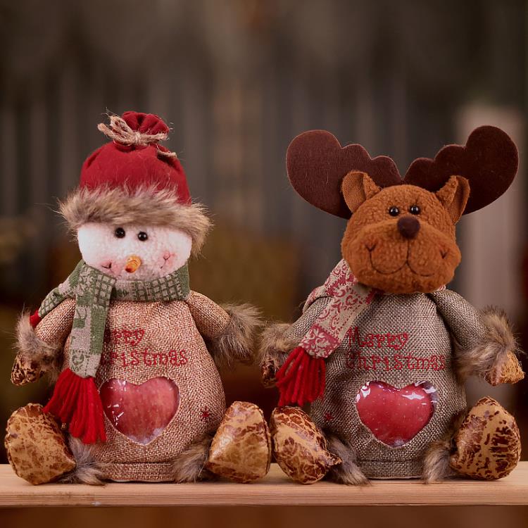 聖誕節裝飾品兒童禮物糖果袋平安夜蘋果袋包裝盒小禮品禮盒手提袋 雙12全館免運