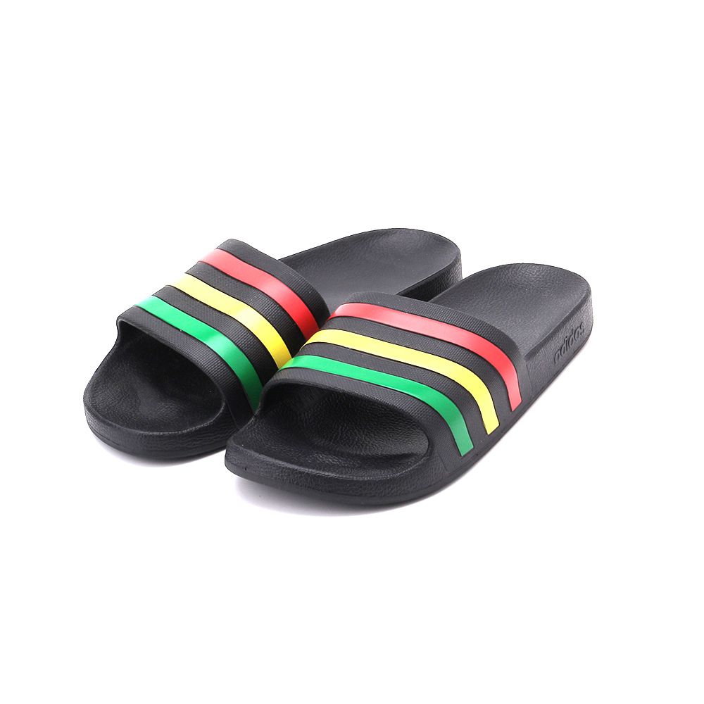 ADIDAS ADILETTE AQUA 運動拖鞋 黑黃 HQ2449 男鞋
