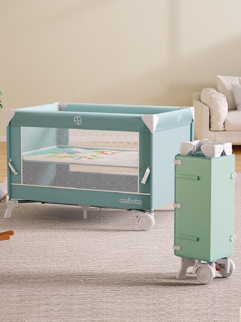 免運嬰兒床新生兒便攜式可移動多功能拼接大床可折疊