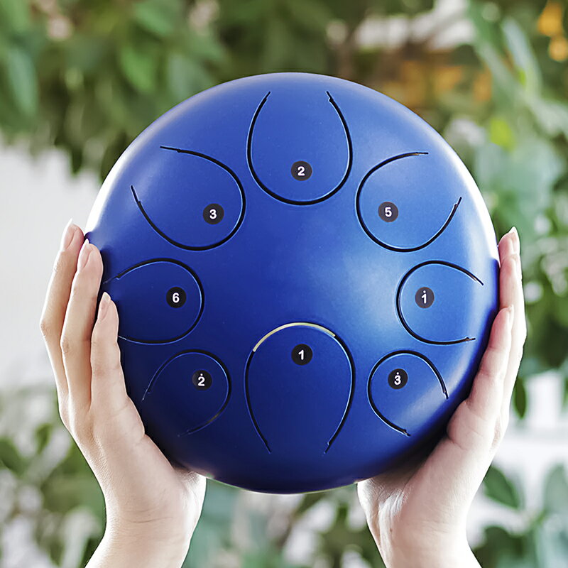 空靈鼓 蓮花鼓 空音鼓 鋼舌鼓空靈鼓專業色空無憂鼓手碟蓮花鼓打擊樂器『ZW9992』