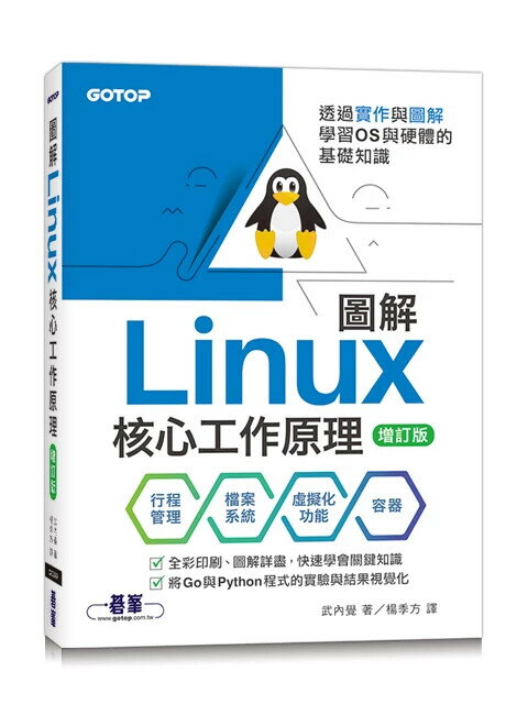 圖解Linux核心工作原理｜透過實作與圖解學習OS與硬體的基礎知識【增訂版】 (2版) 武內覺 2024 碁峰