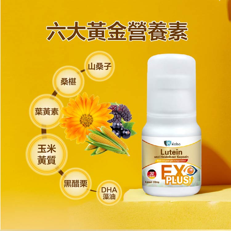 【Kalso 科德司】 金盞花葉黃素軟膠囊(90粒/瓶) 優質德國進口產品 海翔生技 5