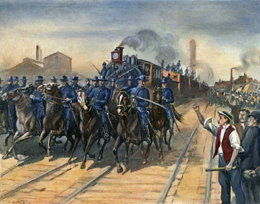 Posterazzi Pullman Strike 1894 Nthe End Of The Pullman Company Strike   116ce89e1854ab3a295add 