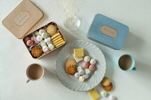 【預購】日本petitrier 法式鐵盒餅乾 馬林糖 蛋白霜餅乾 馬卡龍禮盒 送禮 日本伴手禮 精緻優雅禮盒 下午茶