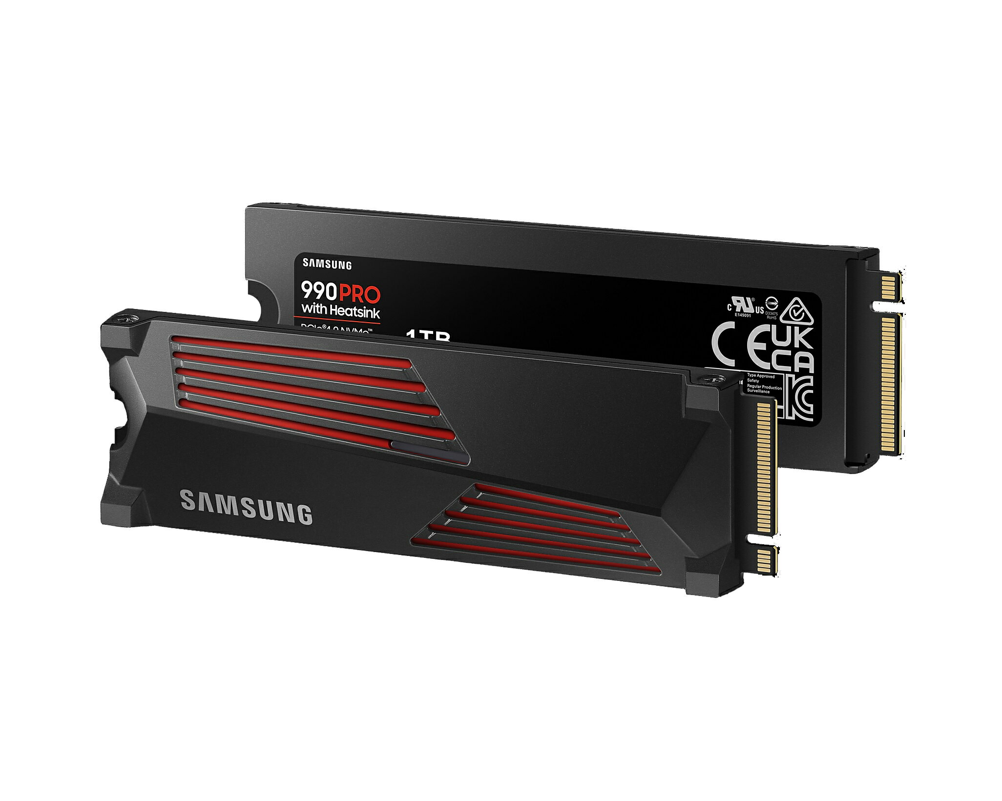 SAMSUNG 990 PRO 2TB 2T MZ-V9P2T0CW M.2 PCIe 4.0 NVMe SSD含