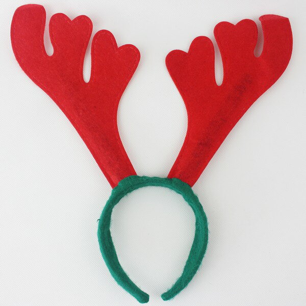 聖誕鹿角頭箍 聖誕髮箍 鹿角髮夾 鹿角頭飾(標準型)/一包10個入(促30)可愛麋鹿角 聖誕頭圈~3909B