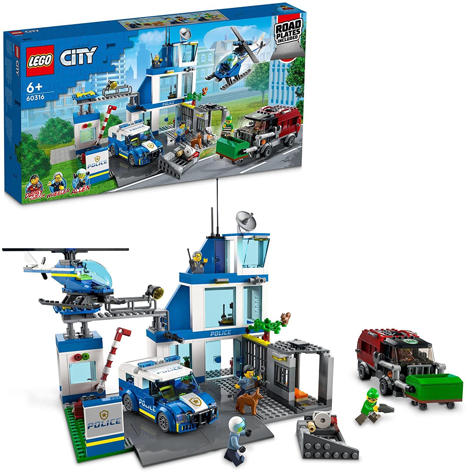 【折300+10%回饋】LEGO 樂高城市系列警察站60316