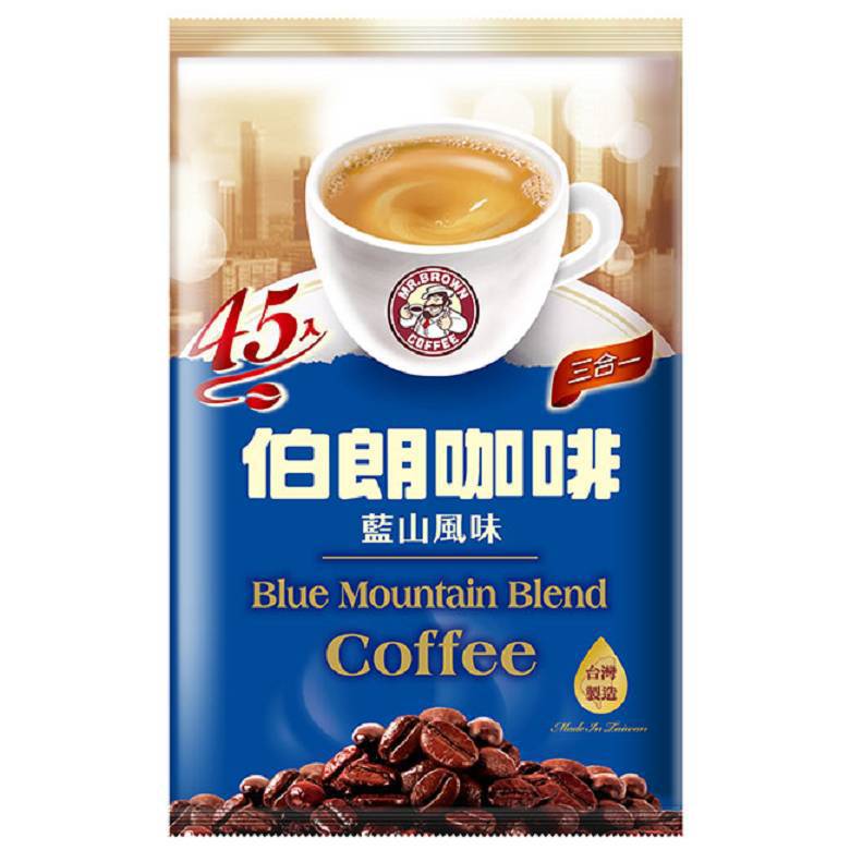 伯朗 咖啡藍山風味3合1(15gx45包/袋) [大買家]