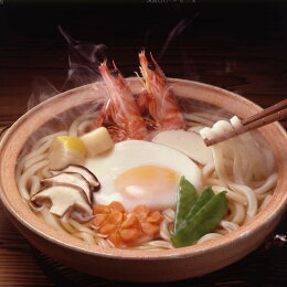 嚴選大白蝦/熟烏龍麵 組