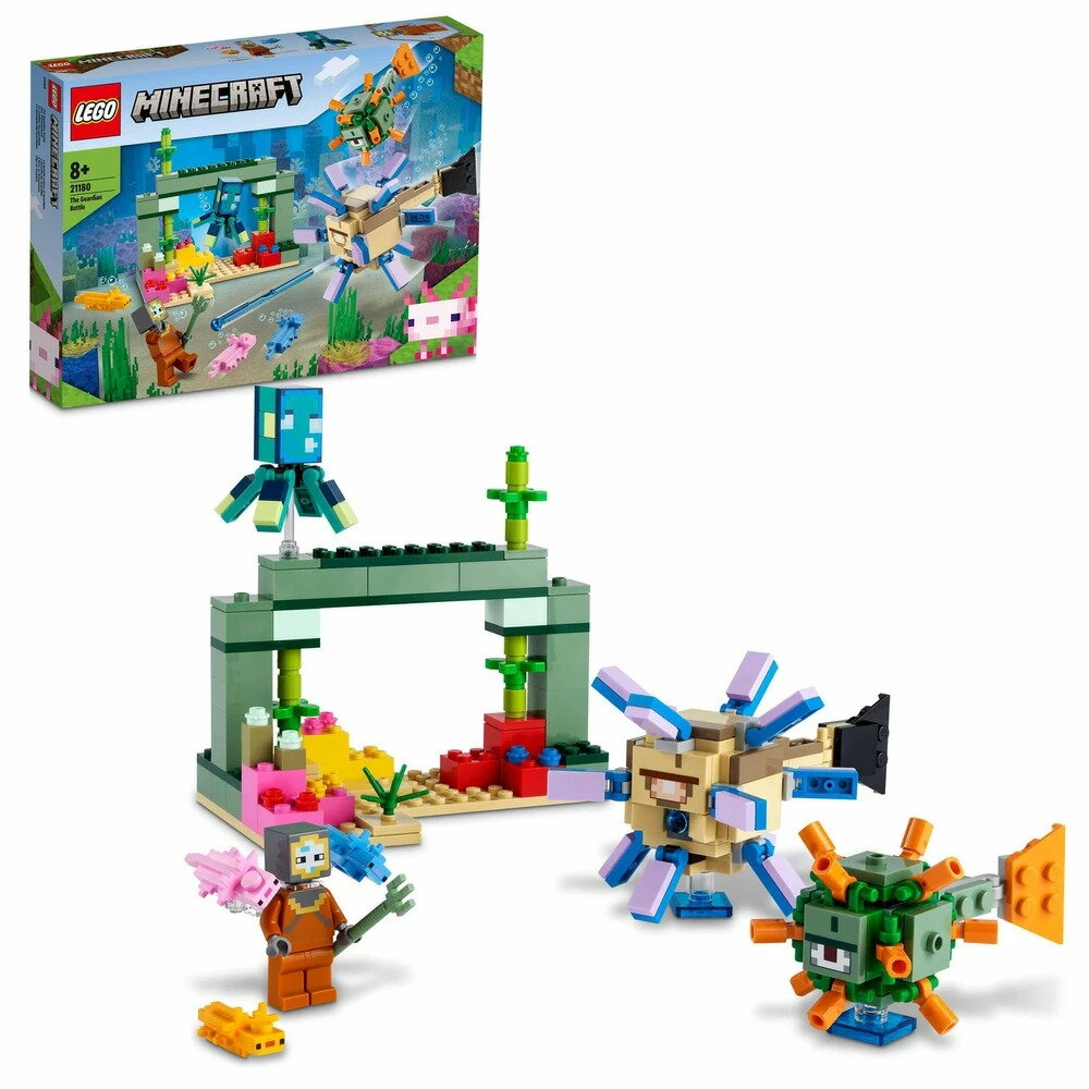 樂高LEGO 21180 Minecraft系列 The Guardian Battle