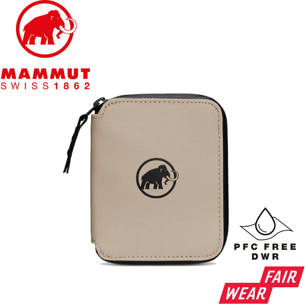 【MAMMUT 長毛象 MA Seon Zip Wallet《薩凡納褐》短夾】2810-00081/登山/拉鍊錢包/皮夾