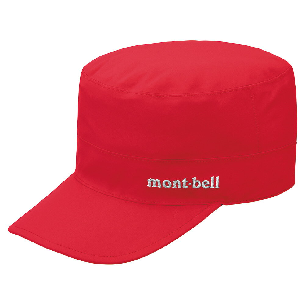【【蘋果戶外】】mont-bell 1128629 POP 罌栗紅【Gore-tex/70D/工作帽】Meadow Work HAT GTX 防曬 抗UV 防水帽