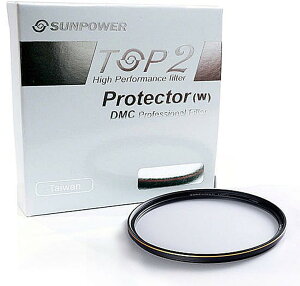 SUNPOWER【58mm 62mm 67mm】TOP2 MCUV UV保護鏡 薄框多層鍍膜【中壢NOVA-水世界】