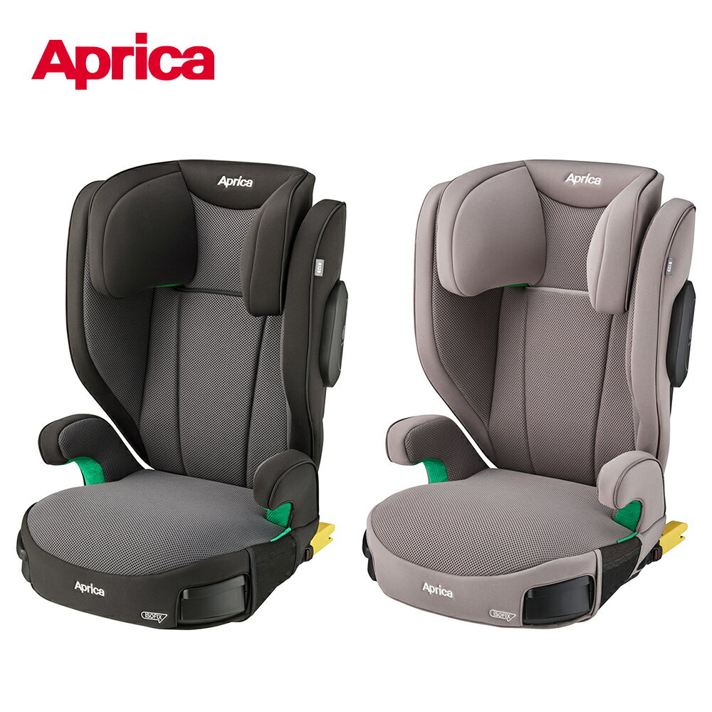 日本 Aprica 2025年式新花色 RideCrew ISOFIX &安全帶 3-12歲成長型汽座
