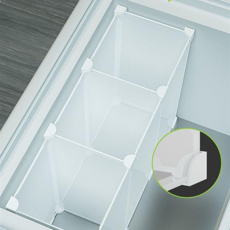 冰柜内部收纳盒小置物架架子多层分隔栏隔板家用冷藏储物盒整理