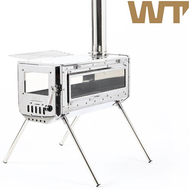 Work Tuff Stove 塔夫育空爐/不鏽鋼柴爐/焚火台 WTS-500-3 三視窗