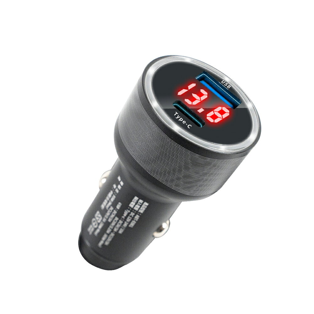 【安伯特】酷電大師 95W鋁合金快充車充PD+QC3.0 (12V/24V皆可使用 過充保護) 1