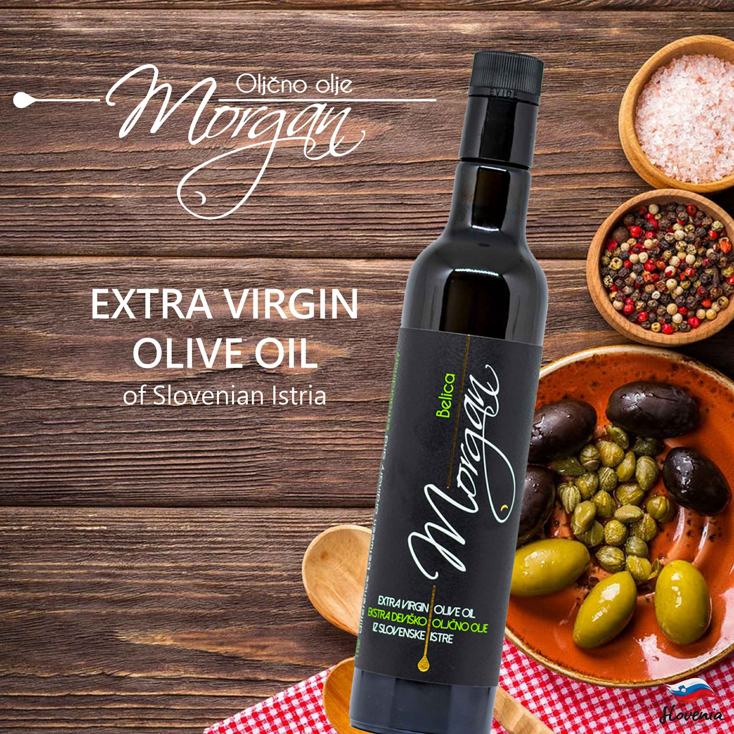 經典-Morgan 100%單一品種特級初榨貝利卡橄欖油 250ml