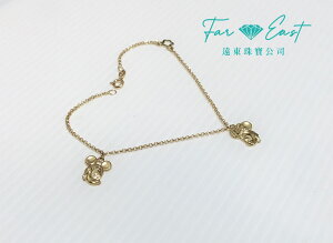 FAR EAST Jewellery & Co. 18K金手鍊-米奇老鼠系列