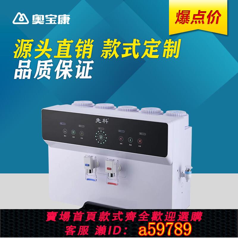 【臺灣公司 可打統編】包郵 淨水器家用直飲ro反滲透加熱一體機冰熱廚房自來水井水自吸