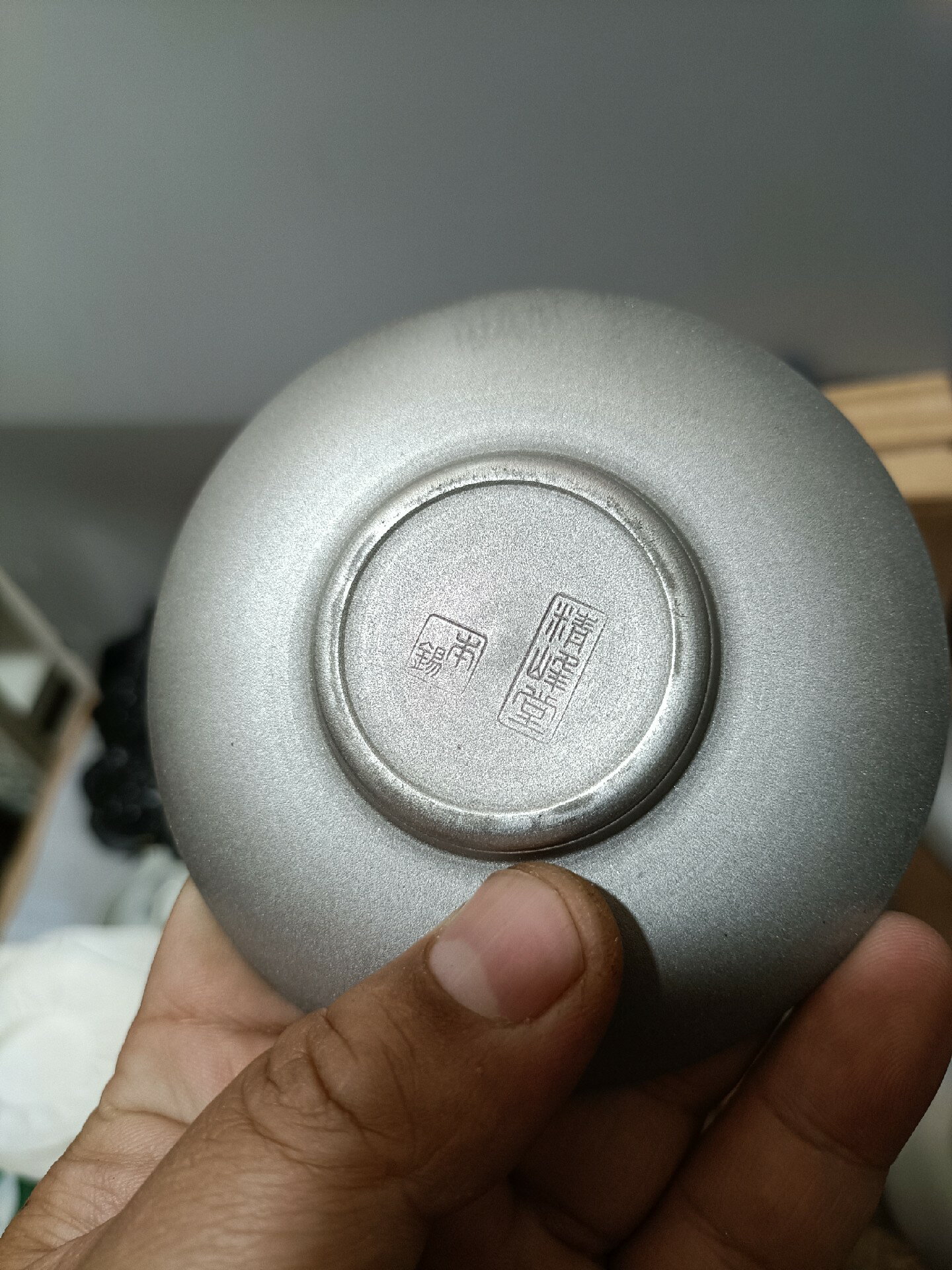 日本回流昭和時期純錫茶托杯托杯墊錫托錫碟，全品全新，帶包裝