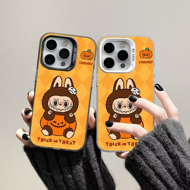 拉布布萬圣節適用三星s25ultra手機殼硬殼s24fe可愛s23+/s22磨砂s21高級感a55a54a53a15新款a35a34防摔a25a24