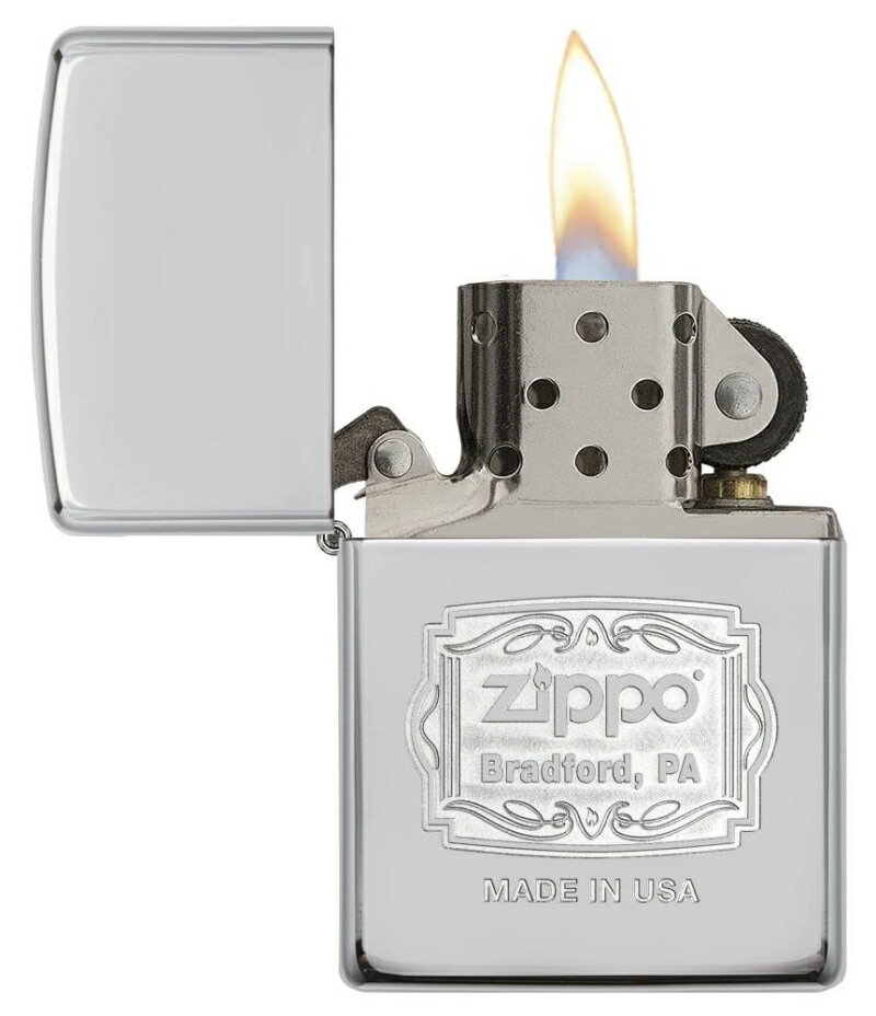 ├登山樂┤美國Zippo Zippo Bradford, PA 防風打火機照片框裏的