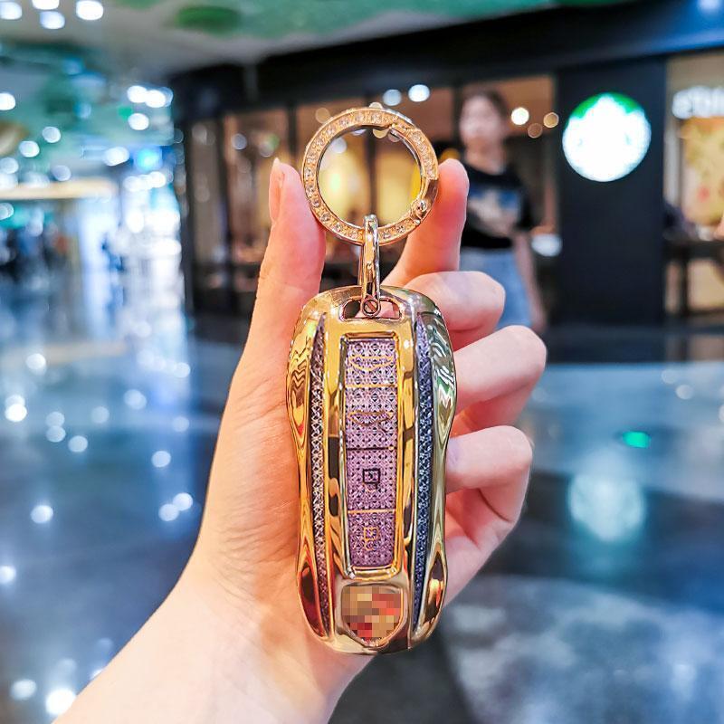 【可開統編】保時捷鑰匙殼卡宴macan718新款911套帕拉梅拉馬坎扣taycan邁凱包