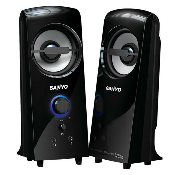 SANLUX臺灣三洋2.0聲道AC多媒體電腦喇叭-雷之音 (SYSP-927)